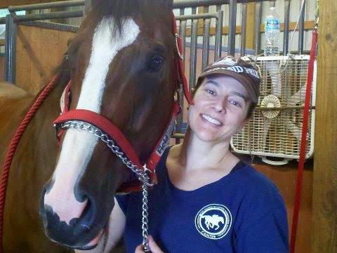 Izabela Reis and her Christmas mare, Gigi. (Courtesy of Izabela Reis)